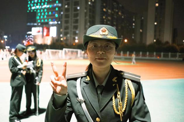 践行着加入国旗班的初心